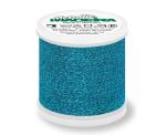 Spule Madeira Metallic Sparkling Stickgarn in Aqua, Farbcode 037